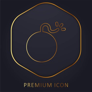 Bomba hattı premium logosu veya simgesi