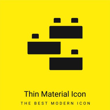 Tuğla minimal parlak madde simgesi