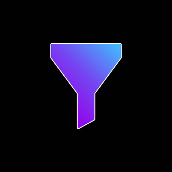 Big Funnel blue gradient vector icon