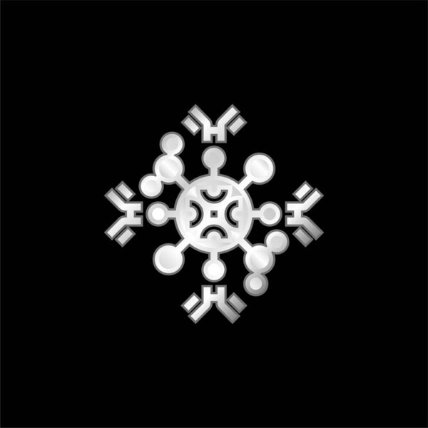 Серебристая икона антител