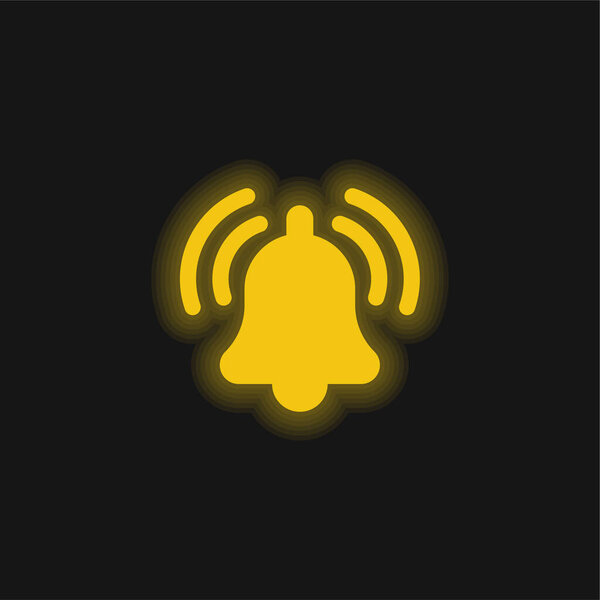 Сияющий неоновый значок