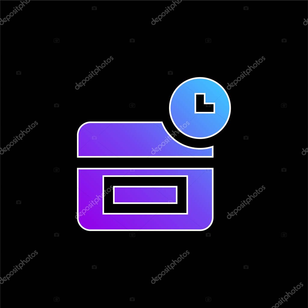 Anti Age blue gradient vector icon