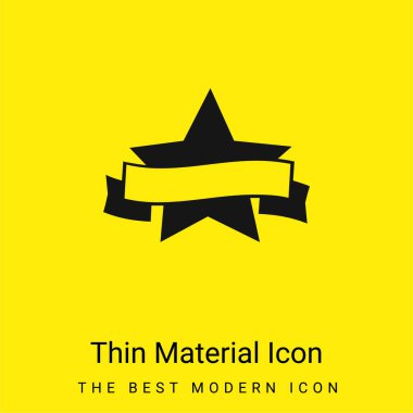 Beş köşeli yıldızın en az sarı madde simgesine sahip ödül sembolü.