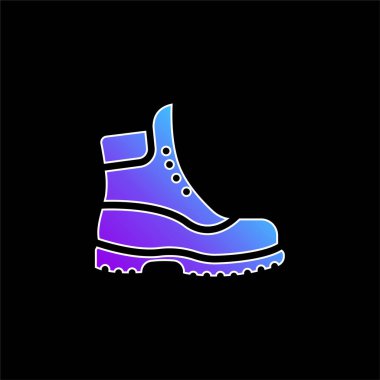 Çizme mavisi gradyan vektör simgesi