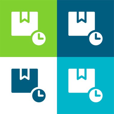 Kutu Düzlüğü 4 renk en küçük simge kümesi