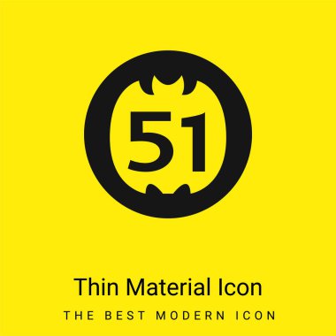 Sosyal Logo 'da 51 Parlak sarı malzeme simgesi