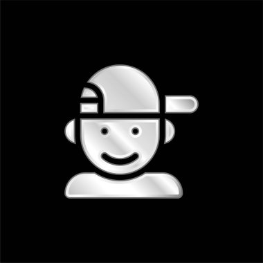 Gümüş kaplama metalik simge