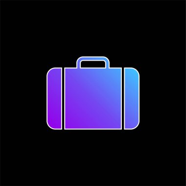 Siyah Yük Aracı mavi gradyan vektör simgesi