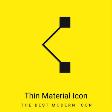 Asgari düzeyde parlak sarı madde simgesi