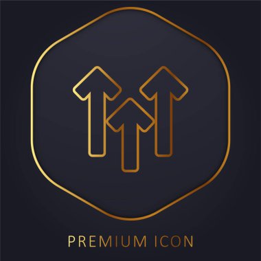 Oklar Altın Hat prim logosu veya simgesi