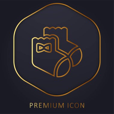 Bebek Çorabı Altın Hat prim logosu veya simgesi