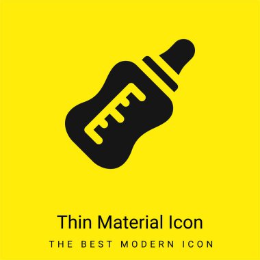 Bebek Şişesi Asgari Parlak sarı malzeme simgesi