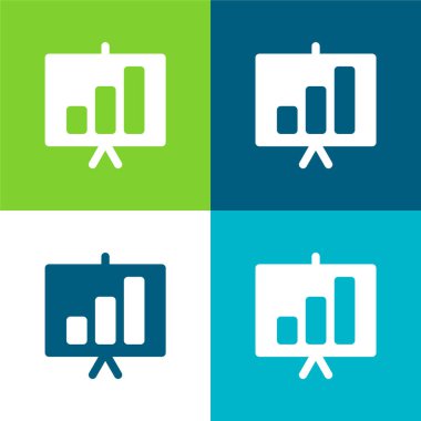 Çubuk Tablosu Düz Renk en az simge kümesi