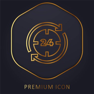 24 Saat Altın Hat prim logosu veya simgesi