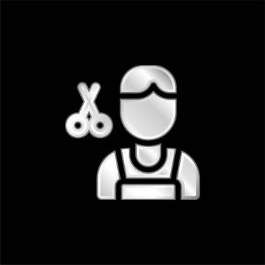 Berber gümüş kaplama metalik ikon