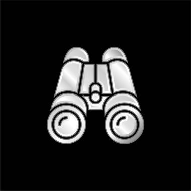 Dürbün gümüş kaplama metalik simge