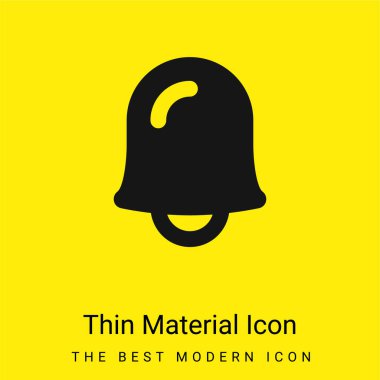 Zil en düşük düzeyde parlak sarı madde simgesi