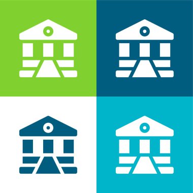 Düz Düz Düz Renk simgesi kümesi