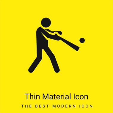 Beyzbol, parlak sarı madde simgesi