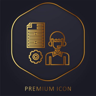 Danışman Altın Hat premium logosu veya simgesi