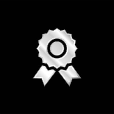 Rozet gümüş kaplama metalik simge