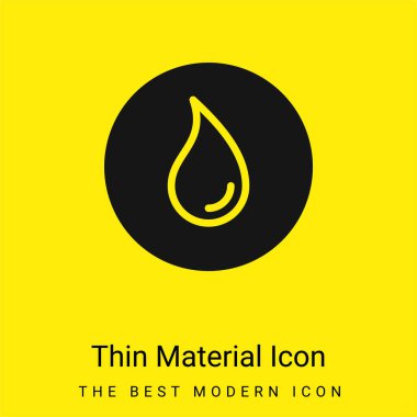 Blur minimal bright yellow material icon clipart