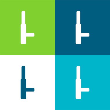 Baton Düz 4 renk en küçük simge kümesi