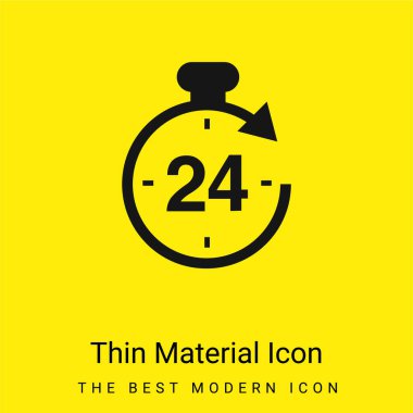 24 Saat Minimum Parlak Sarı Madde simgesi