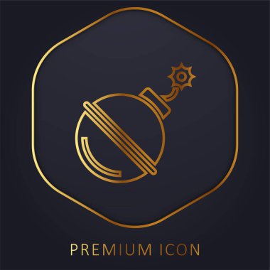 Bomba hattı premium logosu veya simgesi