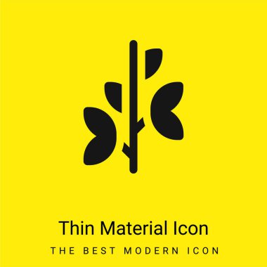 En düşük düzeyde parlak sarı madde simgesi