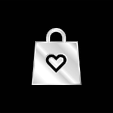 Gümüş kaplama metalik simge