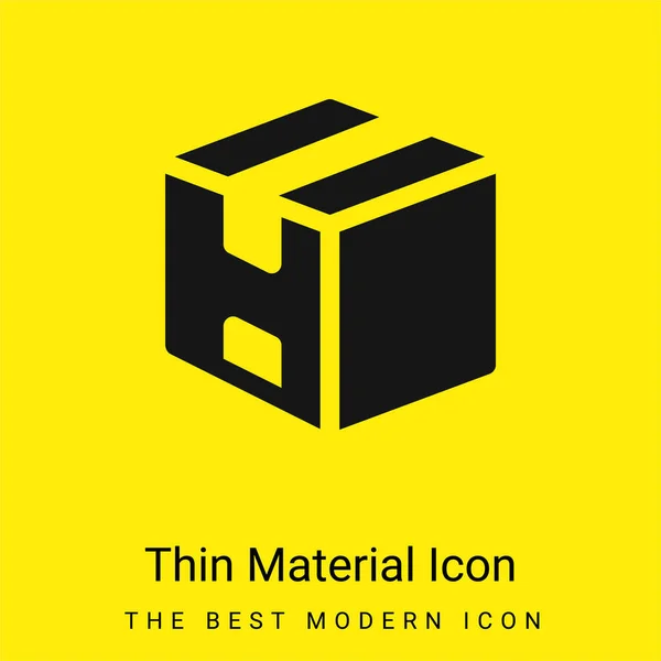 Πλαίσιο Minimal Φωτεινό Κίτρινο Εικονίδιο Υλικού — Διανυσματικό Αρχείο