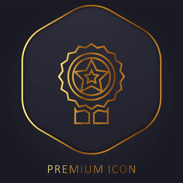 Логотип или иконка золотой линии бестселлера