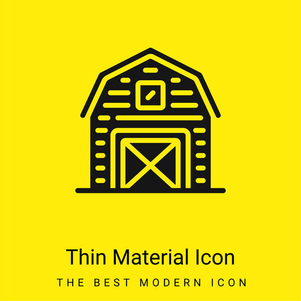 Символ минимального ярко-желтого материала