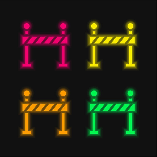 Значок светящегося неонового вектора