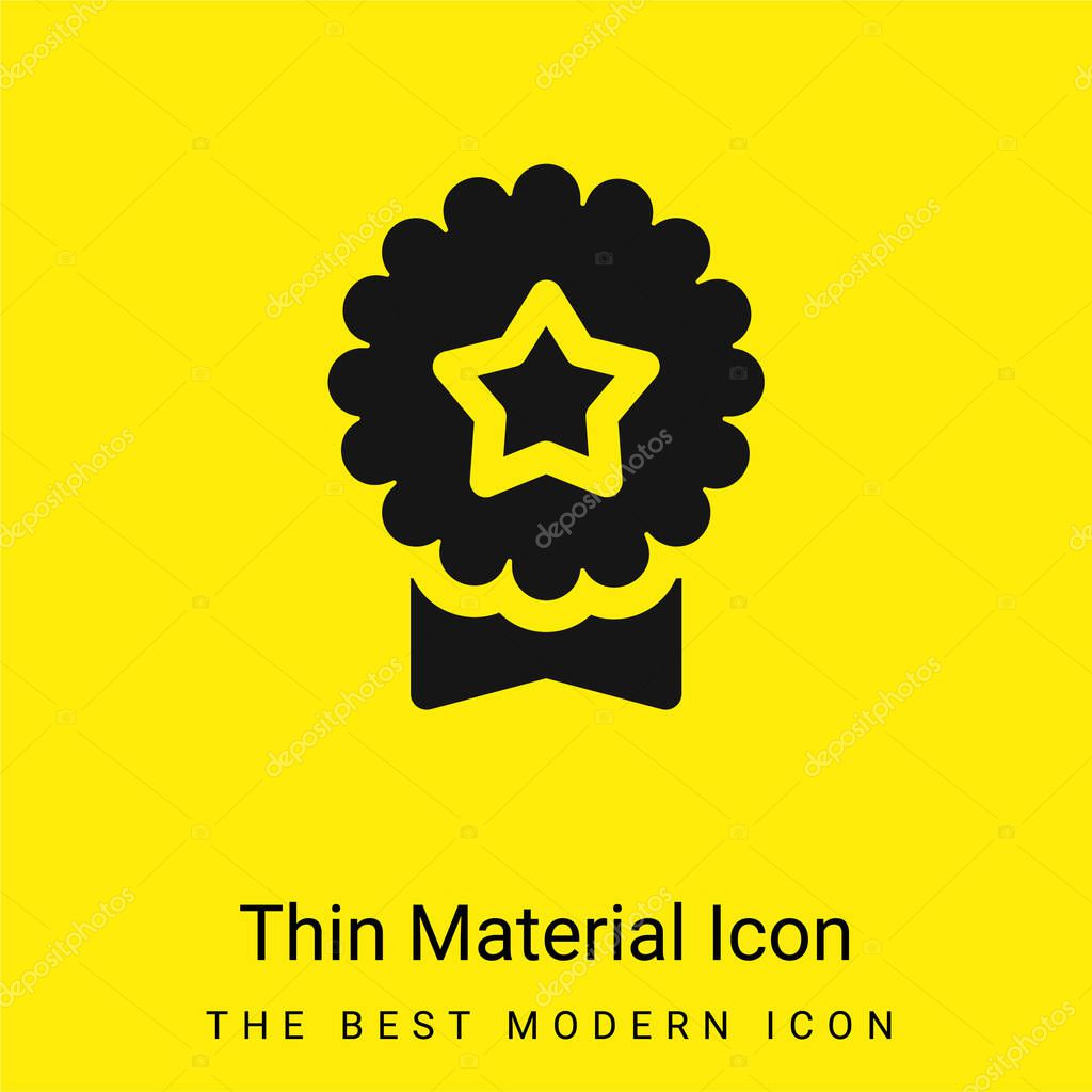 Best Seller minimal bright yellow material icon