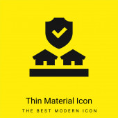 Aukce minimální jasně žlutý materiál ikona