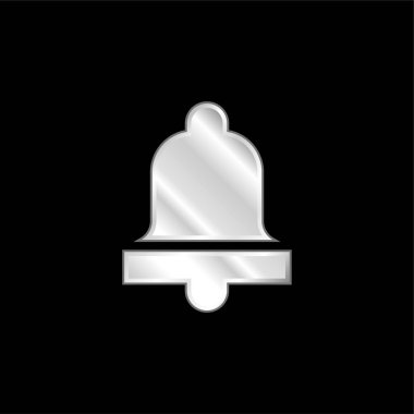 Gümüş kaplama metalik simge