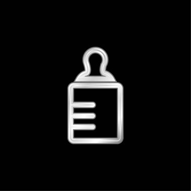 Bebek Şişesi Ana Hattı Gümüş kaplama metalik simge