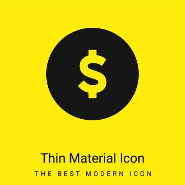Büyük Dolar Sikkesi En az sarı madde simgesi