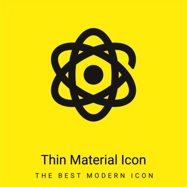 Atom minimal parlak madde simgesi