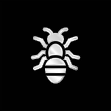 Karınca gümüşü kaplı metalik simge