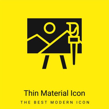 Sanat minimal parlak madde simgesi