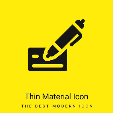 Banka Denetimi Asgari sarı malzeme simgesi