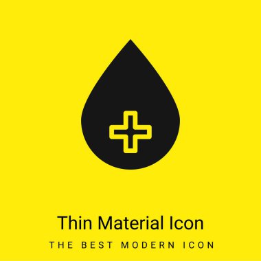 Alcohol minimal bright yellow material icon clipart