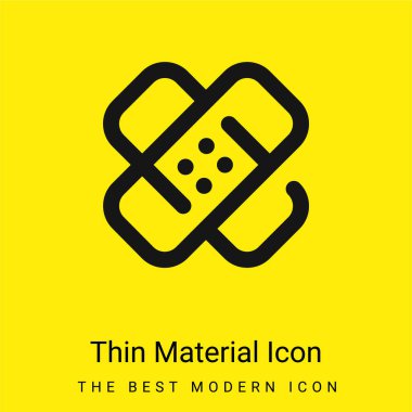 Bandaj en az sarı madde simgesi