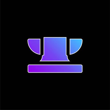 Örs mavisi gradyan vektör simgesi