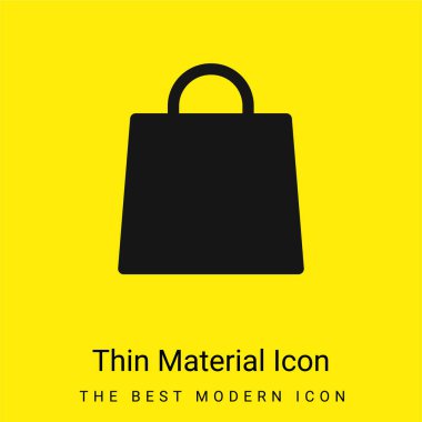 Çanta en az sarı madde simgesi