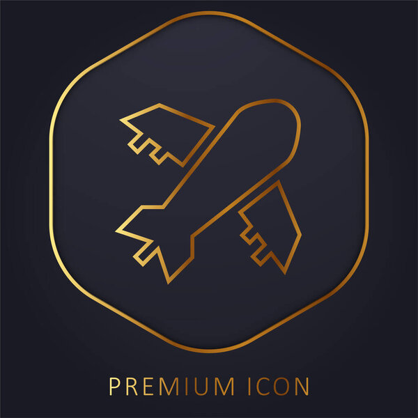 Логотип или иконка золотой линии