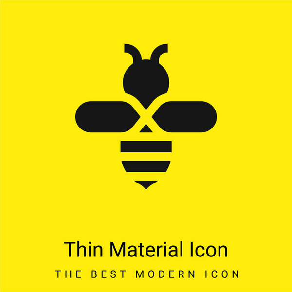 Значок минимального ярко-желтого материала